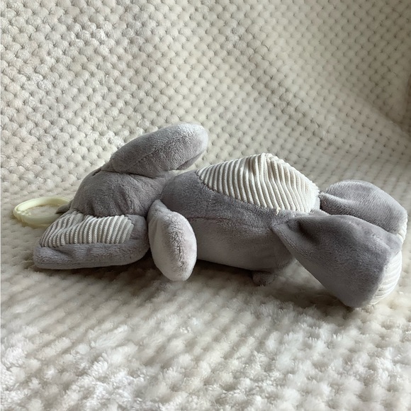 Kellytoy Elephant Plush Rattle Crinkle Ear Embroidered Eyes Hang Stuffed Animal - Picture 6 of 10